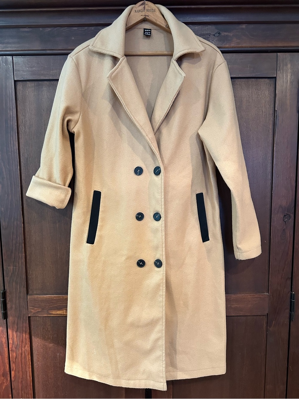 SHEIN • Women’s trench coat • jacket • 100% polyester